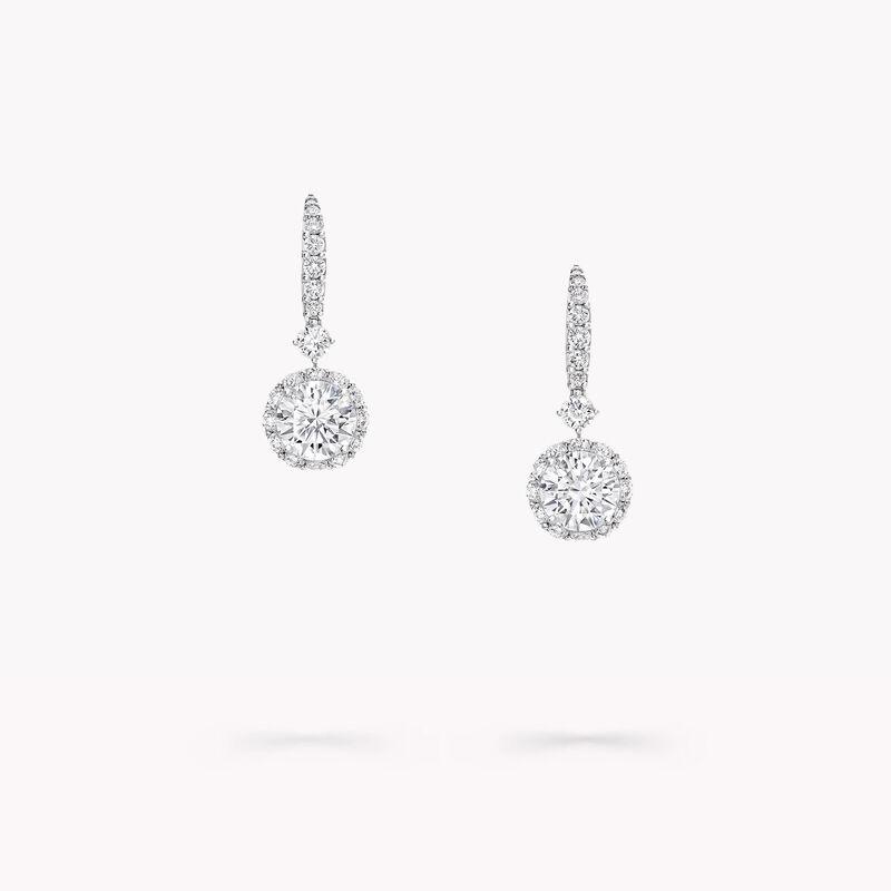 Sophisticated Long Lab-grown Diamond Chandelier Drop Earrings